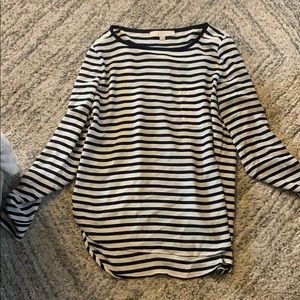 Preowned Loft stripe blouse XS